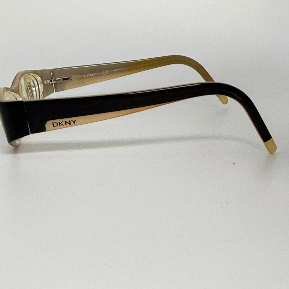 DKNY DY 4579 Black Beige Oval Eyeglasses Frames 50-16-135 Womens‎ Eyewear 21650